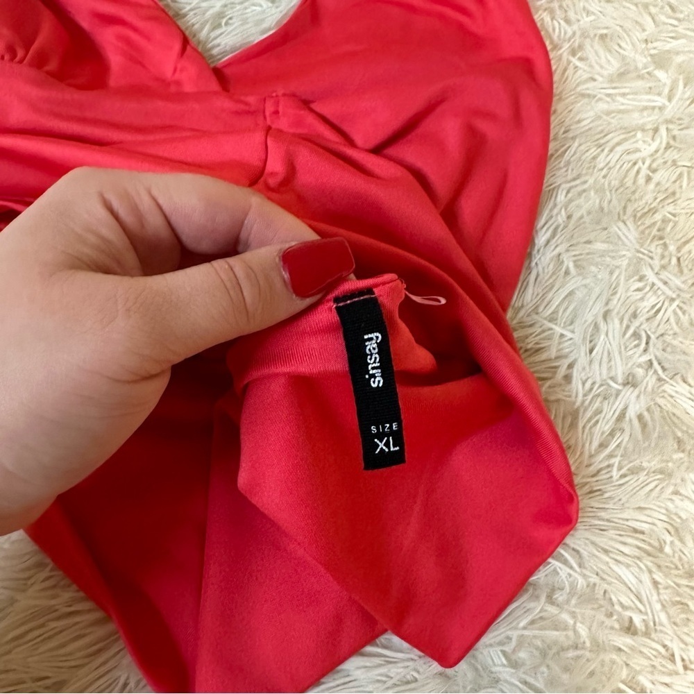 Sinsay Coral Pink Crop Top - Picture 8 of 8